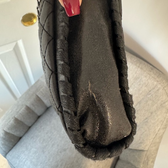 Steve Madden Quilted Black Chain Crossbody Bag - Picture 7 of 9